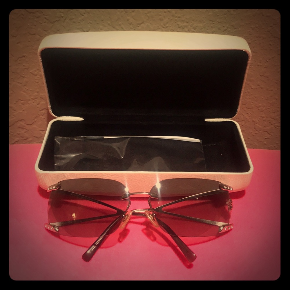 Versace clear sunglasses 🕶